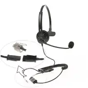 Call Center Headset for business phones Quick Disconnect cord included, New