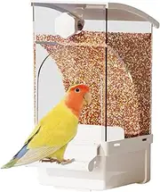 Automatic Bird Feeder for Cage - Feeder Dispenser - Treats Dispenser, Cage Accessories, Pet Supplies for Cockatiel Cockatoo Canary Parakeet Conure