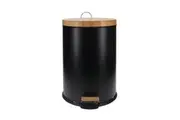 White Magic Eco Basics Rubbish Bin 20L Black