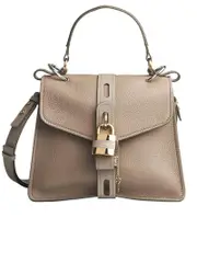 Chloé Medium Aby Day Bag in Motty Grey Grained Leather