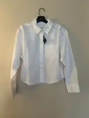 Abercrombie & Fitch Shirt Women Size S Oversized Button Up Blouse NEWT