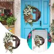 Easter Wreath Door Hanging Decoration Bouquet Garland For Front Door Decor