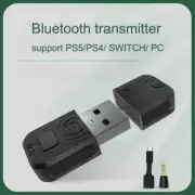 PS5/PS4 Bluetooth Wireless USB Adapter Dongle Receiver O1G2 For Headphone T7S0