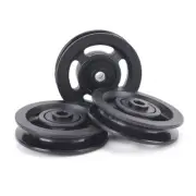 90mm black bearing pulley wheel cable gym equipment part wearpr P-RR