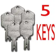 5 Forklift Key Clark Yale Daewoo Gradall JLG Hyster Crown Komatsu Catepillar