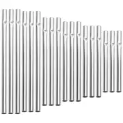 18 Pcs Wind Chime Tube DIY Textbook Windchime Parts Aluminum Pipes Child