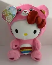 Hello Kitty and Friends X Care Bears-Cheer Bear 9in Plush