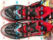 "ANTHONY EDWARDS" SIGNED ADIDAS/ANTMAN SHOES AUTO INSCRIPTIONS AUTOGRAPH W/PHOTO