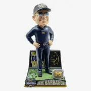 Jim Harbaugh Michigan Wolverines We Did That Bobblehead NCAA College