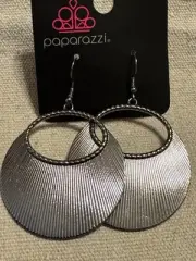 Fan Girl Glam Black Earrings Paparazzi New