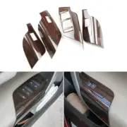 Fits For Buick Regal 09 10-16 Mahogany Style Door Window Lift Control Cover Trim