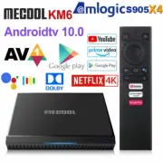 Mecool KM6 Amlogic S905X4 Google Certified 4K 2G 16G Android 10 TV Box WiFi BT