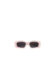 Alaïa Geometric Frame Sunglasses 52 Black