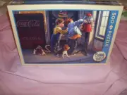 NEW Jigsaw Puzzle by Cobble Hill -A PENNY A PIECE-Old Print Boys Gumball Machine