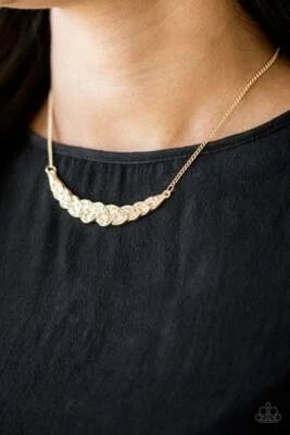 Paparazzi Whatever Floats Your YACHT- Gold - Necklace & Earrings