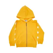 [GOLDEN GOOSE] GOLDEN GOOSE Stars print full-zip hoodie Kids 8Y 8Y Orange