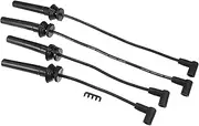 ACROPIX Car Spark Plug Coil Wires Ignition Coil Harness Cable 7mm Fit for Dodge Grand Caravan Neon Stratus 2.0L 2.4L No.4773841 - Pack of 4