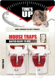 Heavy Duty Baited Mouse Trap (Pack of 2)