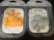NEW Doddle & Co. The Chew Teether Poppable Bubbles Teether - Sun & Rain - 2pk