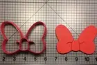 Mouse Minnie Bow Fondant Embosser / Cookie Cutter