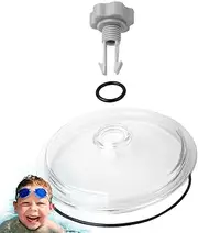 Pool Leaf Trap Cover Lid,Leaf Filtration Catcher Trap Lid - Pool Sand Filter Replacement Parts with Valve and Rings for Specific Models