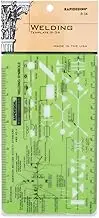 Rapidesign Welding Pocket-Size Template, 1 Each (R34)
