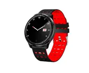 1.22inch Color Screen Blood Pressure Heart Rate Monitor Sport bluetooth Smart Wristband Watch-RED