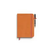Lined Hardcover Journal Notebook with Pen Loop 192 Pages A5 Size Leather Journal