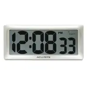 13.5” Large Digital Indoor Wall Clock with Intelli-Time Technology (75173M)