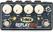 T-Rex Engineering REPLAY-BOX Delay Guitar Effects Pedal Featuring True Stereo Operation, Active Tap Tempo, Volume, Mix, Repeat, and Subdivision Controls for Ultimate Precision (10090)