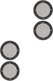 ERINGOGO 2sets Speaker Mesh Covers Car Speaker Protector Circle DIY Decor Plastic Iron Scratch Damage Prevention 2pcs*2