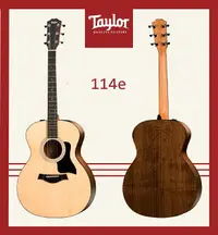 在飛比找樂天市場購物網優惠-【非凡樂器】Taylor 【114E】美國知名品牌電木吉他/