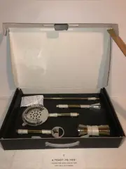 New Nordstrom 5 Piece Bartender Kit Gold Cocktail Tool Barware Shaker Gift Set