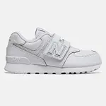 NEW BALANCE [YV574ERM] 大童 休閒鞋 運動 經典 W 寬楦 NB 574 魔鬼氈 舒適 白