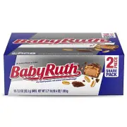 Baby Ruth Milk Chocolate-y Candy Bars, Bulk Ferrero Share Pack Candy, Perfect Ea
