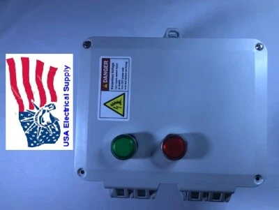 Magnetic Motor Starter With LED Push Button Switch 10HP 240V,, 1PH, 65A