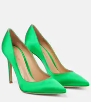 [Gianvito Rossi] Gianvito Rossi Gianvito satin pumps AU 4.5 green