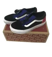 Vans Old Skool Color Block Sneakers Unisex Big Kids 2.5 Blue Red Black White