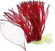 100pcs Watermelon Mesh Bag Mesh Bag for Vegetable Mesh Bags Drawstring Reusable Fruit Protection Bags Plastic Storage Bag Mesh Bags Pouch Reusable Mesh Produce Bags Net Bags Pp Red