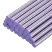 30pcs Mini Hot Glue Gun Sticks 4" x 0.43" for Glue Gun Metallic Purple