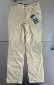 GALWAY BAY Convertible Rain Golf Pants 28 x 30 BEIGE Water/Wind Proof 15 Photos