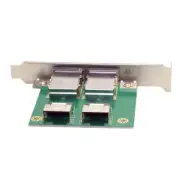Dual Ports Mini SAS SFF-8088 To SAS 36Pin SFF-8087 PCBA Female Adapter PCIE Card