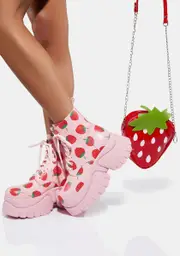 [Koi Footwear] Strawberry Shortcake Platform Boots
