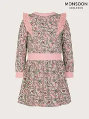 Monsoon Pink Scorched Paisley Print Dress (F49117) | $69 - $81