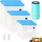 Handheld Vacuum Sealer, Portable Mini Vacuum Sealer with 10 PCS Reusable Food St