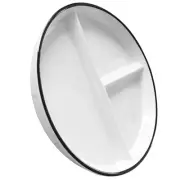 Portion Control Plate Ceramic Divided Plates for Adults Stoneware Child Baby