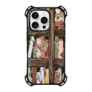 iPhone 16 Pro Bounce Case MagSafe Compatible Bookshelf Garden by KT's Canvases