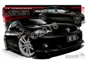 Holden Commodore VE SS PHANTOM 20 A3 FRAMED PRINT (HC321B)