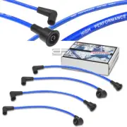 SILICON SPIRAL CORE SPARK PLUG IGNITION WIRE 93-97 MAZDA RX-7 FD3S 13B-REW BLUE (for: Mazda)