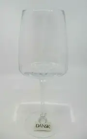 DANSK CLASSIC FJORD WATER GOBLET / RED WINE - 18 oz - 9 1/8" x 2 3/4" 0102E
